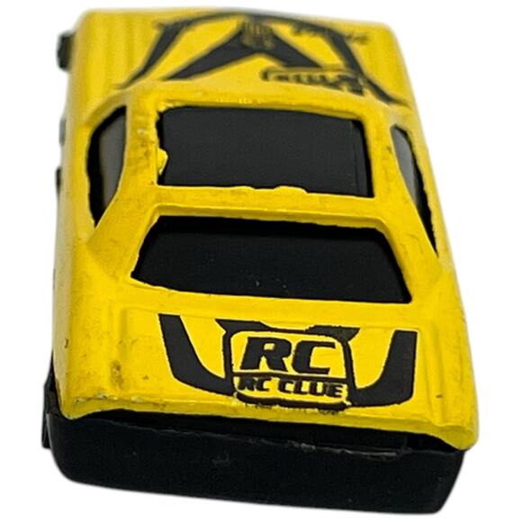 Vintage Yellow RC Club Racing Die-Cast Sports Car Toy China 1980s Hot Wheels - Picture 5 of 7